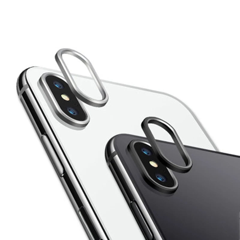 Металлический алюминиевый защитный чехол для объектива камеры iPhone x xs max xr 7 8 6 6s plus