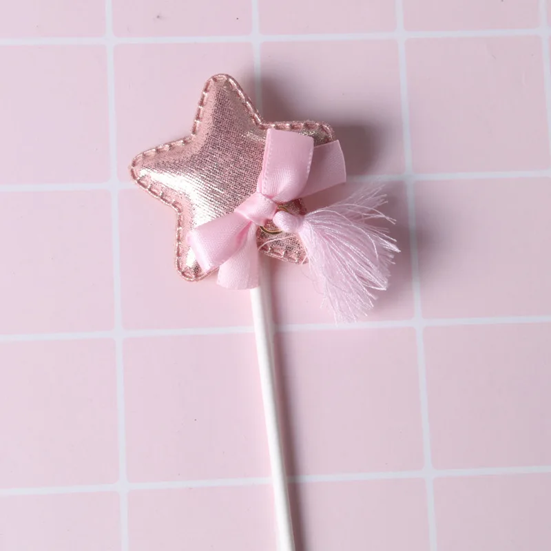 CEVENT розовый в форме сердца короны торт топпера для детского дня рождения платье