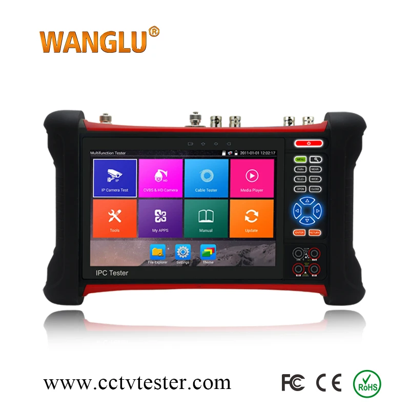 WANGLU 7 дюймовый полный 4K IP AHD CVI TVI SDI Многофункциональный тестер