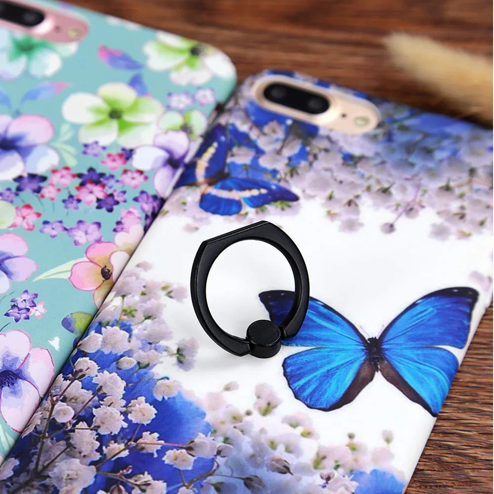 Cybors для iPhone 6 s/6 S Plus картина маслом цветка чехол 7/7 сзади крышка с палец пряжки|for