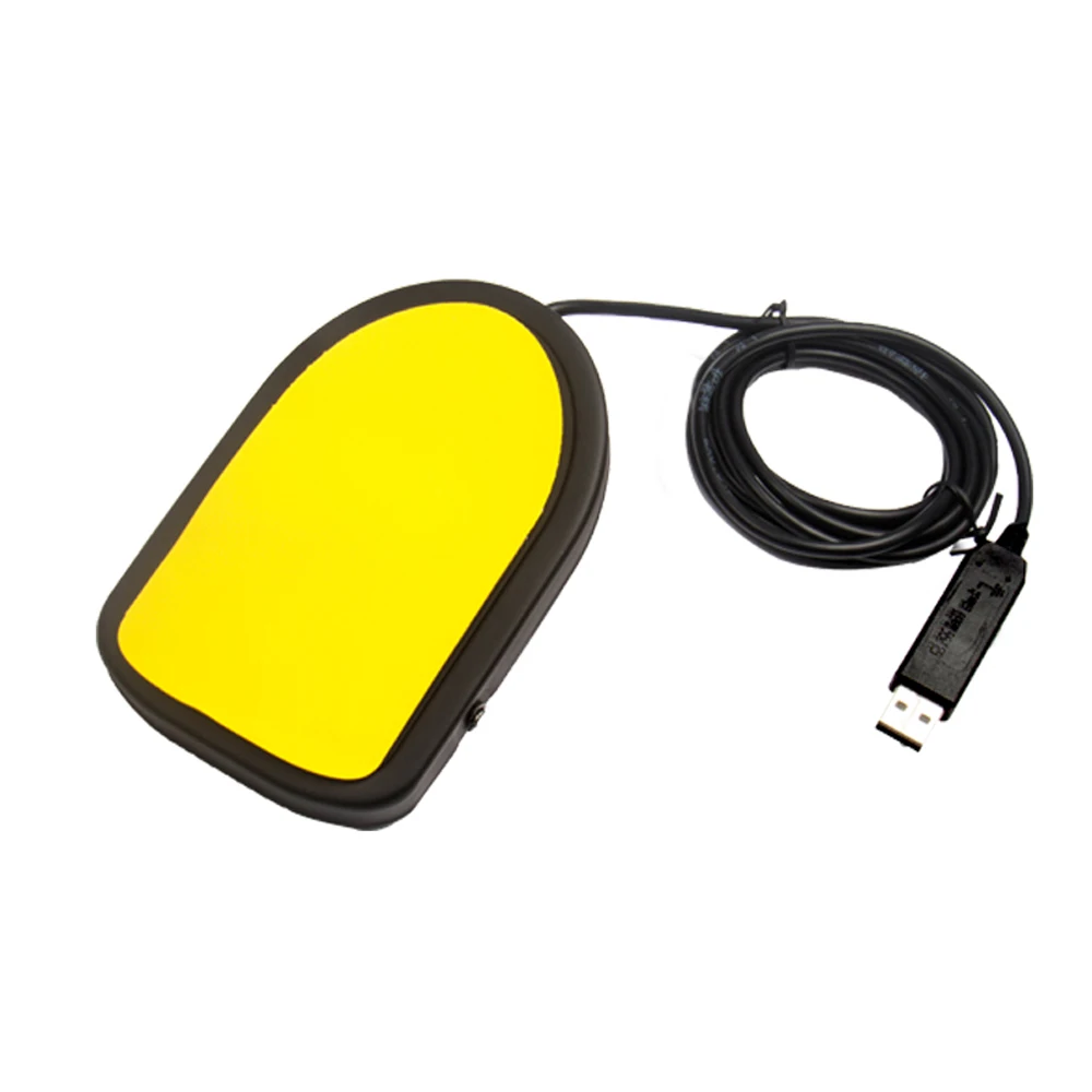 Черный USB переключатель педаль управления Клавиатура Мышь ножной используется