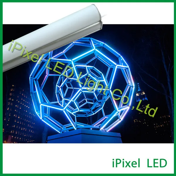 Dmx rgb led цифровая трубка 16 пикселей IC цифровая трубка в полный цвет для ночного клуба Бар сцены и т. Д