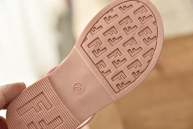 Школьные повседневные летние сандалии для девочек нескользящая обувь розовая