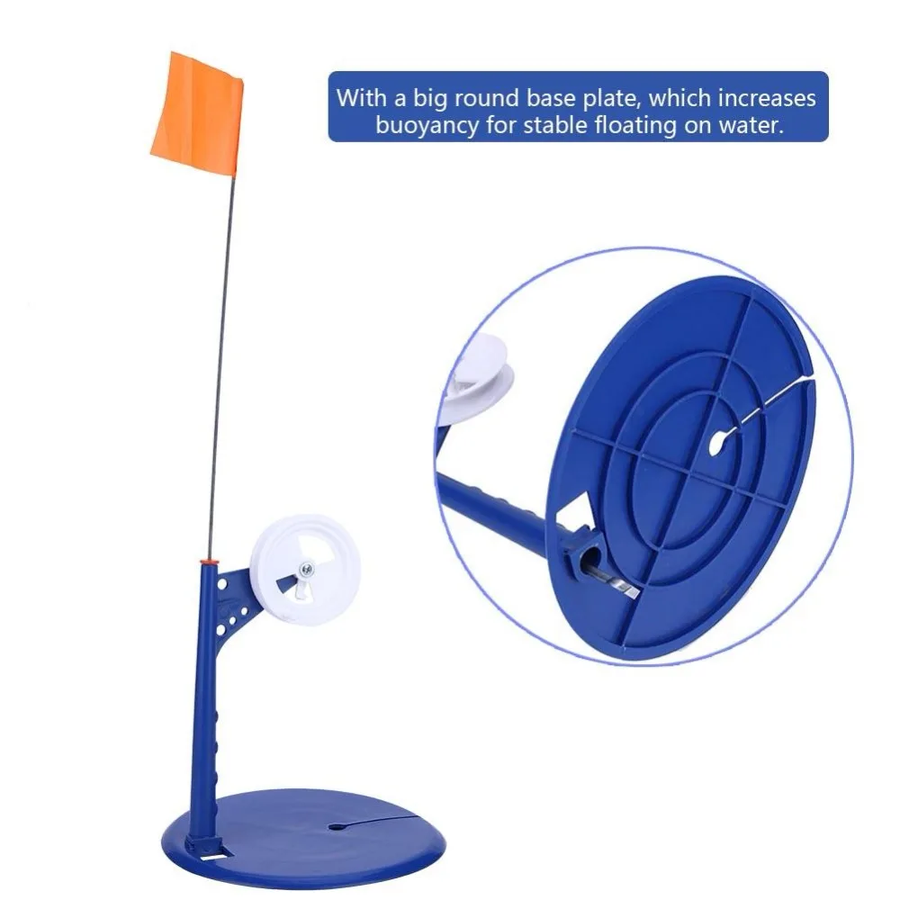 Флаг для зимней подледной рыбалки маркер наконечник удочки компактная