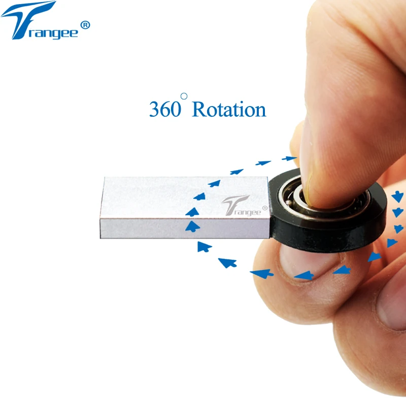 USB флеш-накопитель Trangee Finger Spinner 4 ГБ 8 16 32 металл usb 2 0 с вращением на 360 градусов |