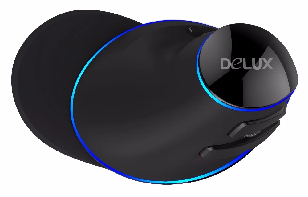 Мышь Delux M618 Plus Вертикальная оптическая проводная 1600 DPI|wired vertical mouse|vertical mouseoptical mouse |