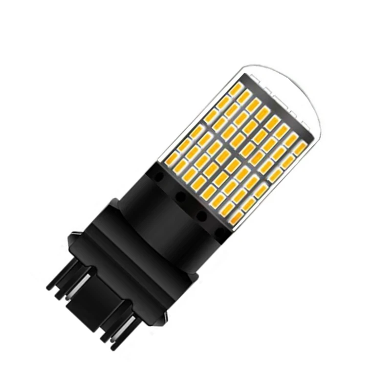 2 шт. T25 3157 3156 3057 3457 4157 3047 P27/7 Вт P27W 2000Lm супер яркие светодиодные под шину CANBUS для