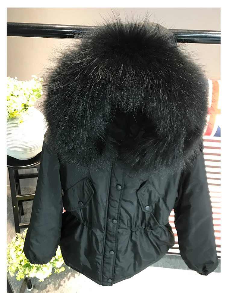 style 15 Пальто с мехом, зимнее пальто, парка для женщин, куртки с большим воротником из натурального меха енота, верхняя одежда с натуральным мехом, manteau femme hiver - Цвет: style 15