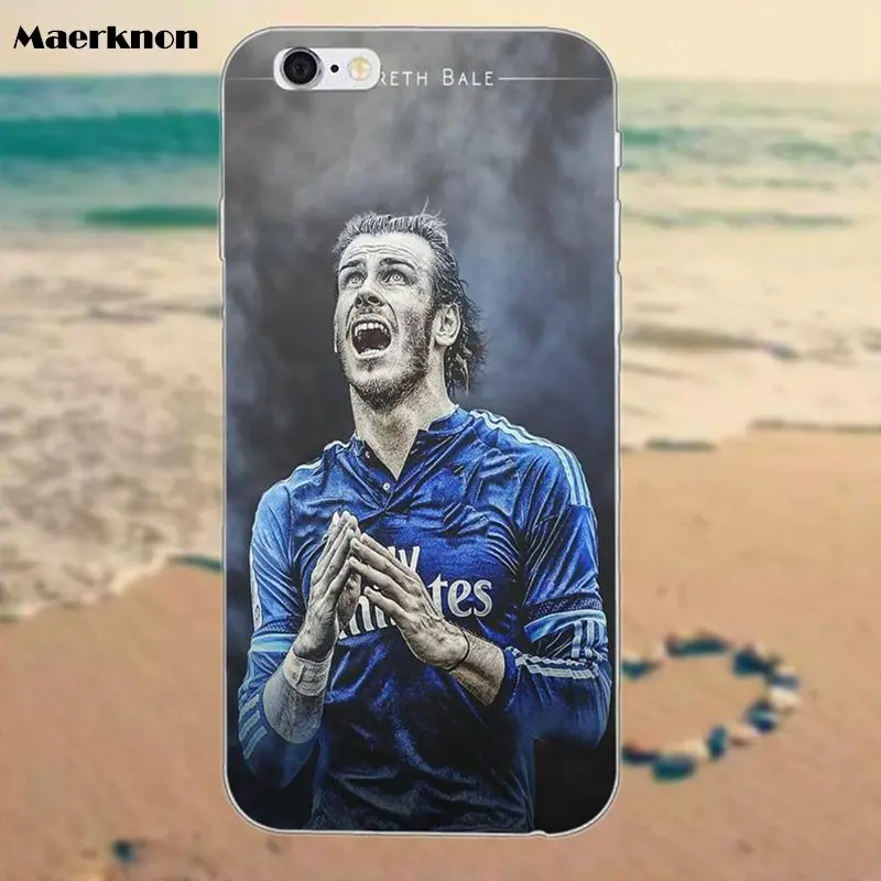 as picture Мягкий карман для мобильного телефона футболист Гарет Бэйл для iPhone X 4 4S 5 5S 5C SE 6 6 S 7 8 плюс samsung Galaxy J1 J3 J5 J7 A3 A5 - Цвет: as picture