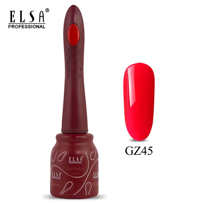 GZ45 Elsa 12 мл DIY Гель-лак для ногтей Французский стиль УФ набор гель-лаков для ногтей отмачиваемый 80 цветов серия лак для ногтей телесный цвет гель - Цвет: GZ45