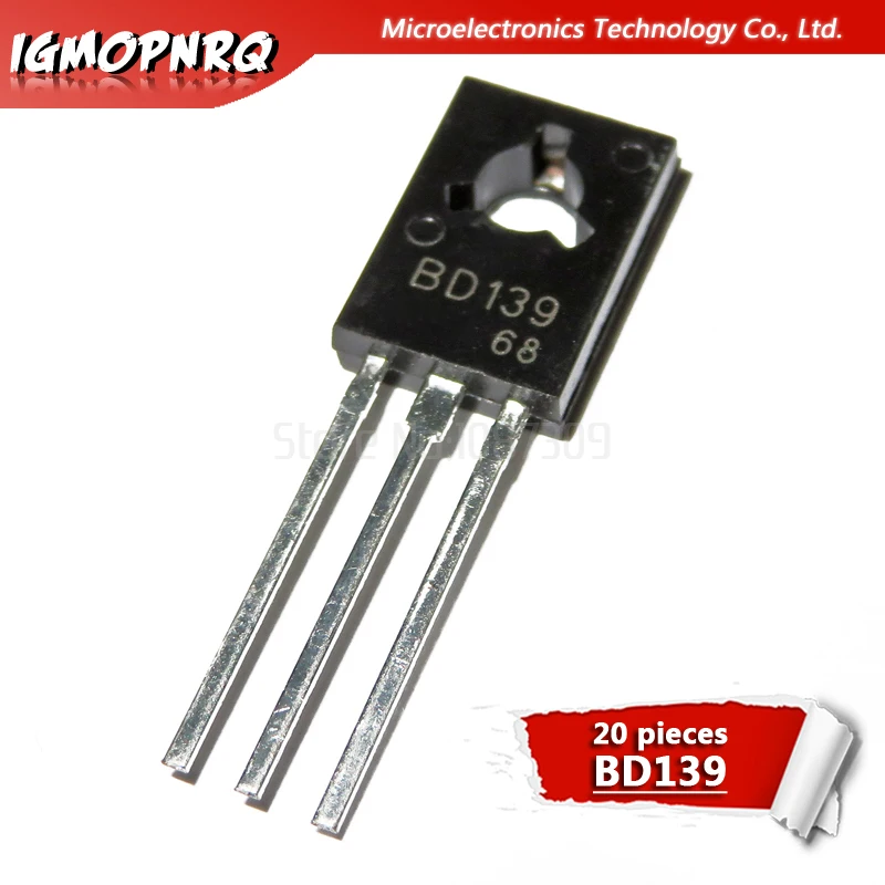 20 шт BD139 D139 TO 126 NPN 1.5A 80V Epitaxial Triode новый оригинальный транзистор|transistor bd139|transistor npn |