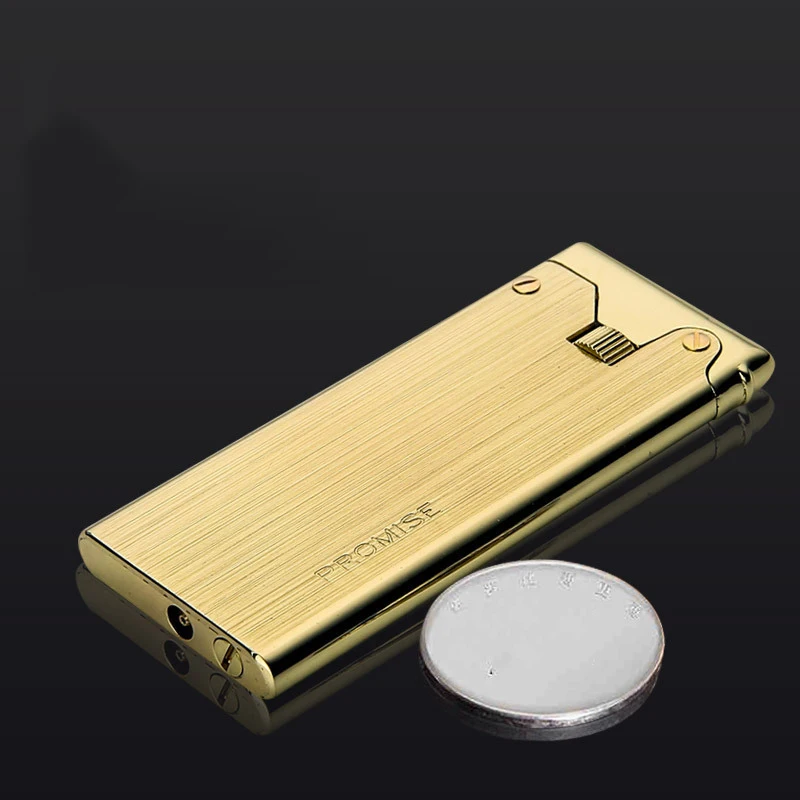 Navpeak 1 шт./лот честный латунный корпус газовые зажигалки металлический огонь