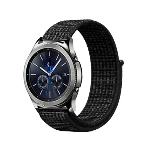 15-black white Ремешок 22 мм 20 мм для samsung galaxy watch active 2 46 мм 42 мм gear S3/S2 Frontier/Classic huawei watch gt 2 Amazfit bip band - Цвет ремешка: 15-black white