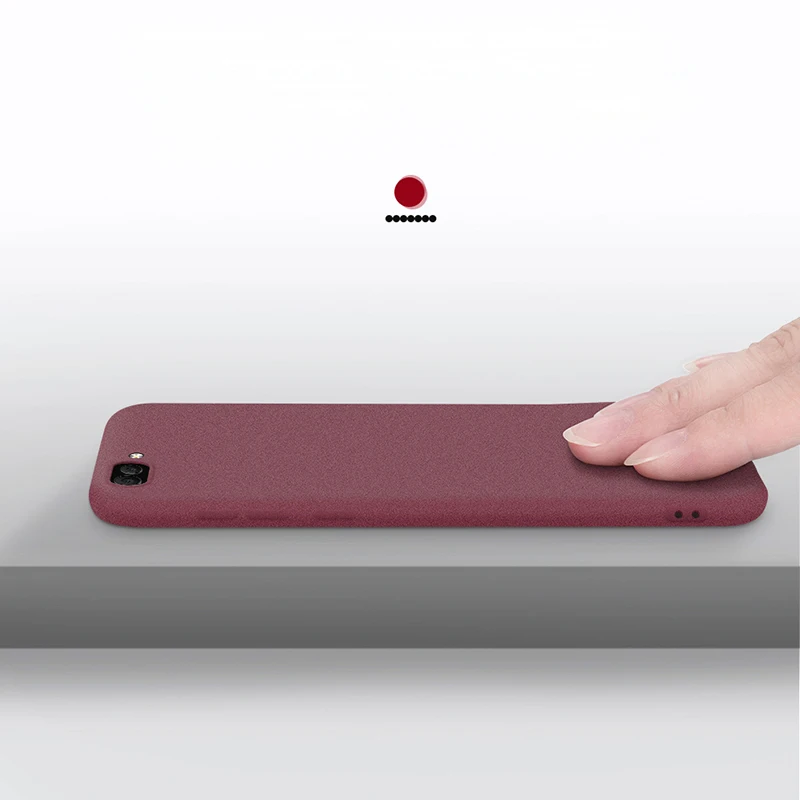 Ударопрочный ультра тонкий для Xiaomi Redmi 5 Plus песчаник Матовый Мягкий ТПУ гелевый