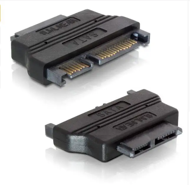 SATA 22Pin к slimline 13Pin Конвертор адаптер разъем 1: 7 + 15 гнездовой 2: Micro (7 6) M |