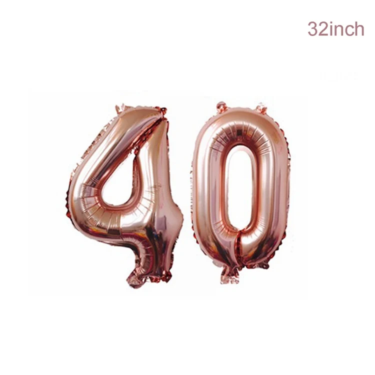18 LAPHIL 40th Birthday Photo Booth Props Happy 40 Year Birthday Party Decorations Adult 40 Man Women Party Favors Photobooth Props - Цвет: 18