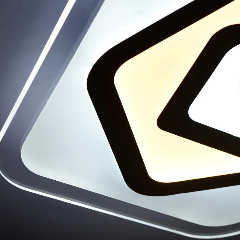 Звездный акриловый светодиодный потолочный светильник для дома гостиной