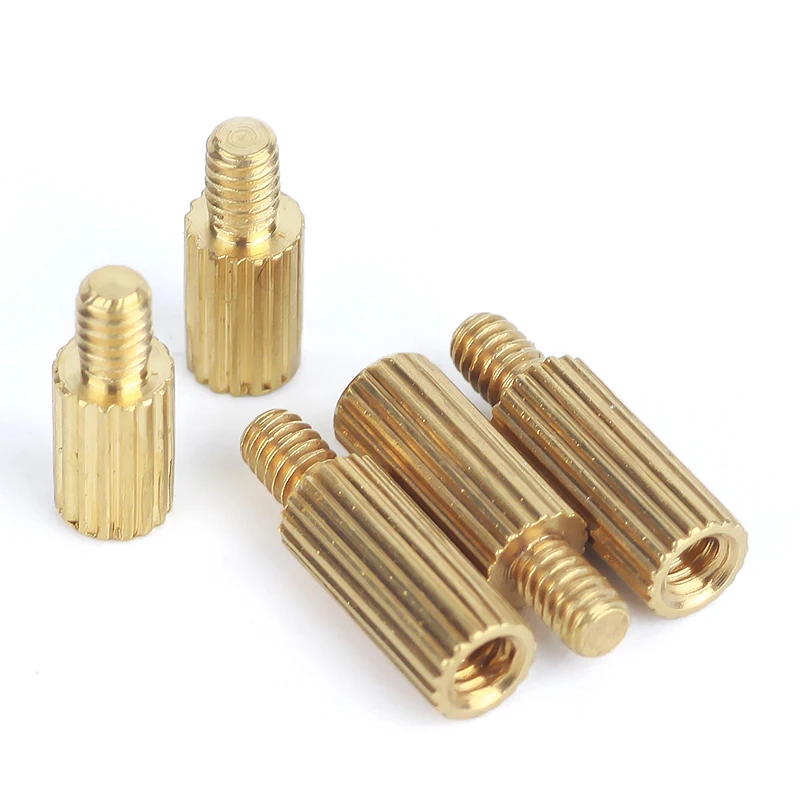 

M2 Brass Male Female Standoff Pillar Round Knurled Threaded Mounts Spacer Pcb Motherboard Bolt Screw 3mm-35mm