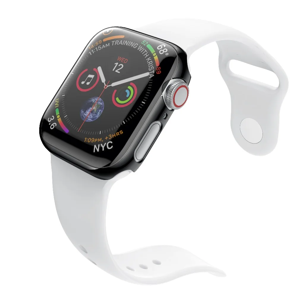 Защитный чехол для Apple Watch Series 4 5 40 мм 44 мм Защитная пленка для часов iWatch Series 4 5 Аксессуары