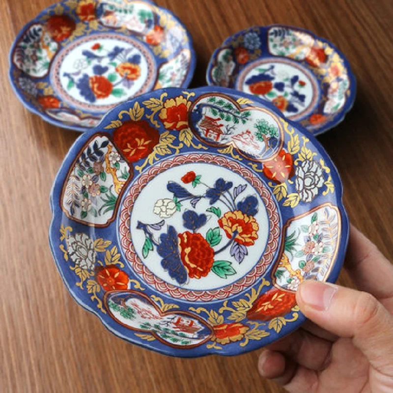 Японская тарелка Бытовая японская составная керамическая тарелка|japanese dishes|ceramic