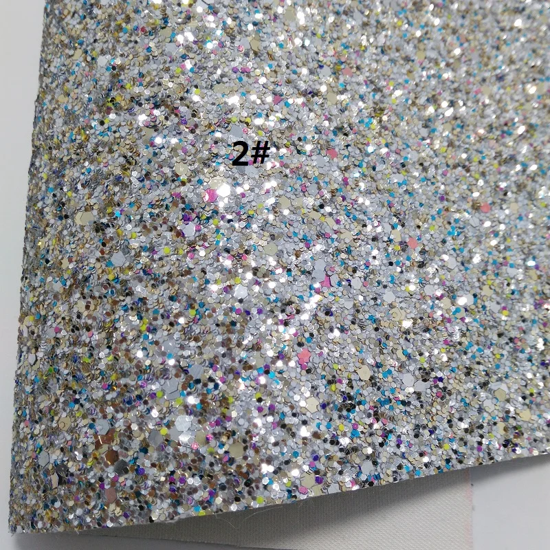 1PCS A4 SIZE 21X29cm Alisa Glitter Vinyl For Bows Chunky Leather Faux Sheets Plaids for DIY B03E | Дом и сад