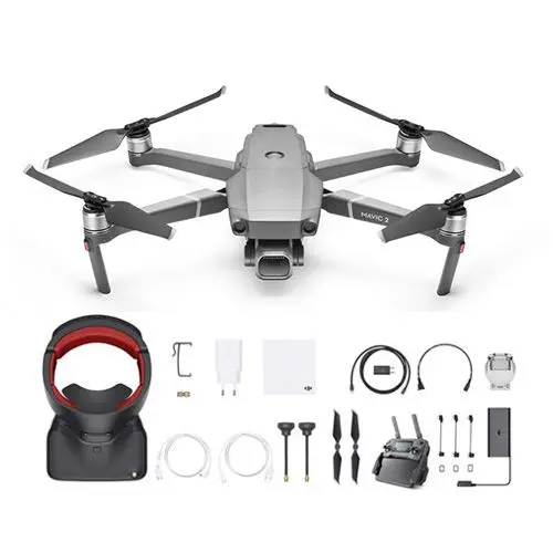 DJI Mavic 2 Pro/Mavic 2 Zoom/Fly More Combo/Hasselblad камера зум-объектив Дрон Радиоуправляемый квадрокоптер с 4K HD камерой Дрон - Цвет: Pro with goggles