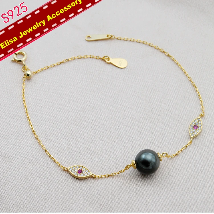 DIY Регулируемый жемчужный браслет комплектующие для браслета из стерлингового