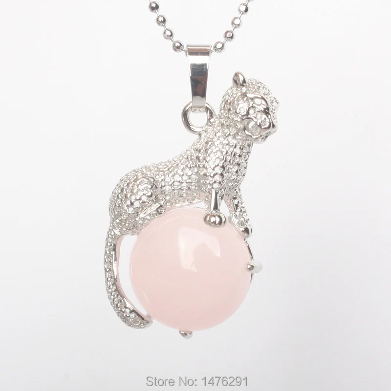 2018 New Arrival Natural Aventurine Stone Copper Animal Leopard Pendants Charm Jewelry 1PCS | Украшения и аксессуары