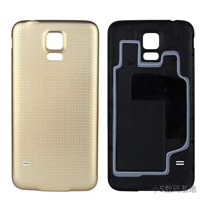 10 шт. оригинальный задний корпус для Samsung Galaxy S5 задняя крышка чехол батарея дверь
