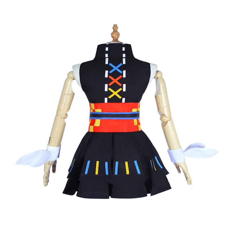Retraso искусственный костюм для косплея на Хэллоуин youpuber Kaguya Luna AIcos Fiesta Colorblocking Femenina