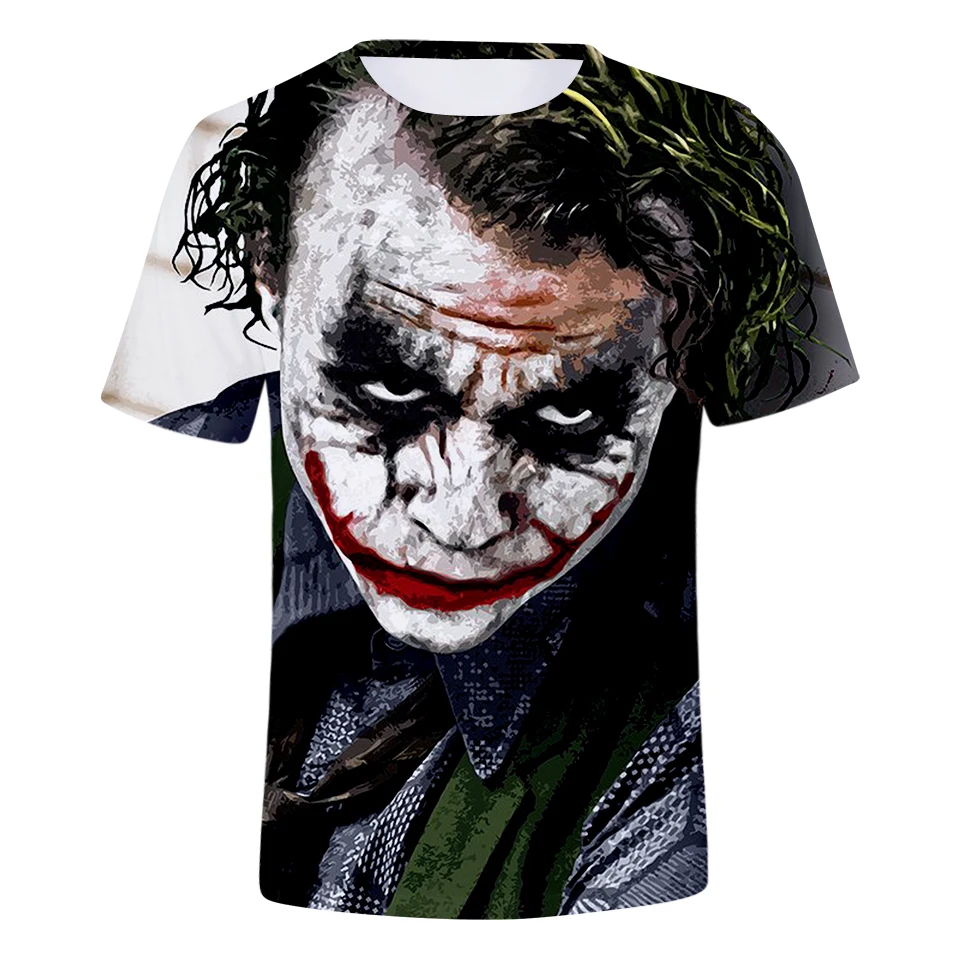 Summer Fashion New 3D Joker T-shirt Man/Women Short Sleeve Cool Style Harajuku Arrival Clothes | Женская одежда