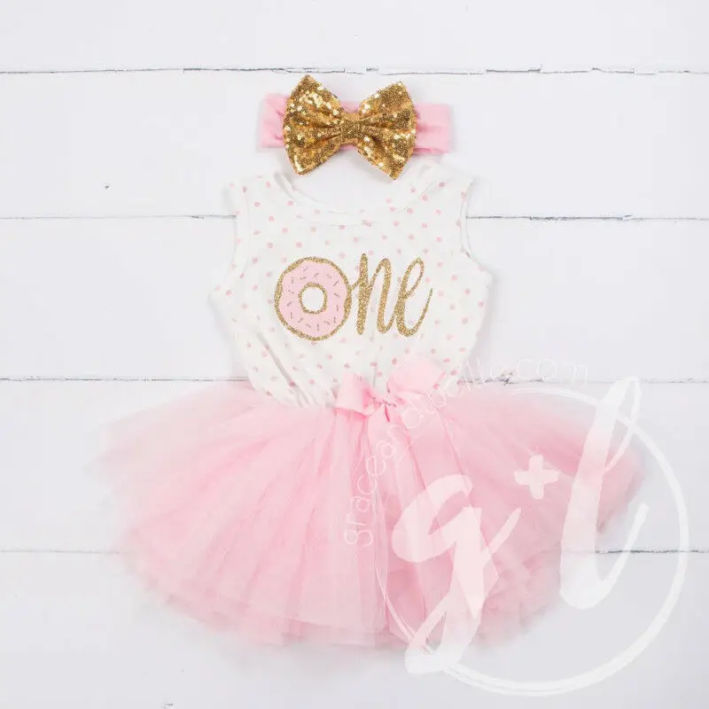 Детское платье-пачка без рукавов на 1-й день рождения | Детская одежда и обувь