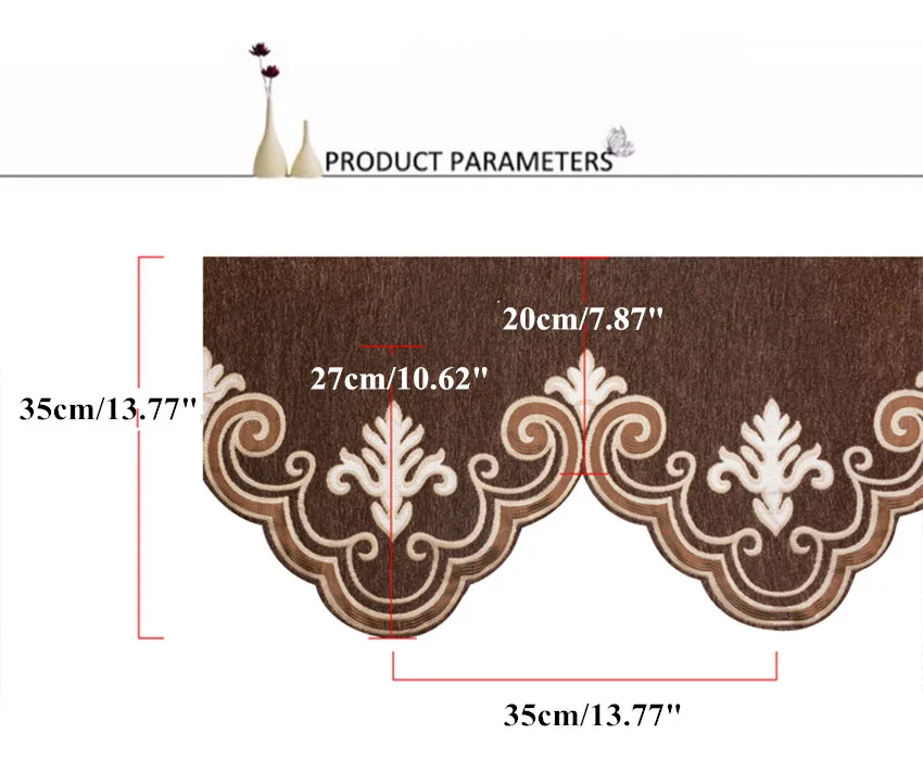 Шениль XWL шириной 35 см занавеска из ткани с кружевной отделкой шитье сделай сам
