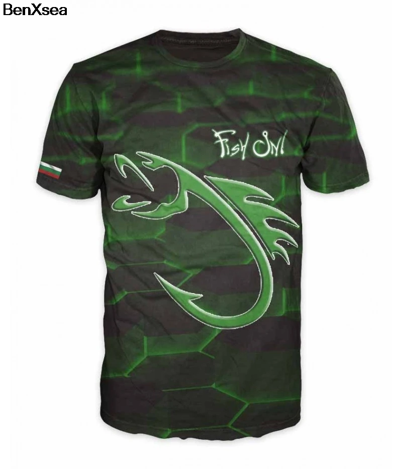 Модная одежда крутая Мужская футболка для рыбалки хобби с 3D принтом в стиле
