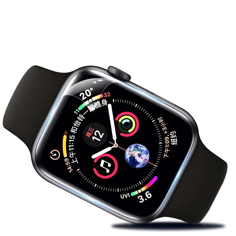 Suntaiho ТПУ полное покрытие HD защитная пленка для экрана Apple Watch серии 4 44 мм Защитная