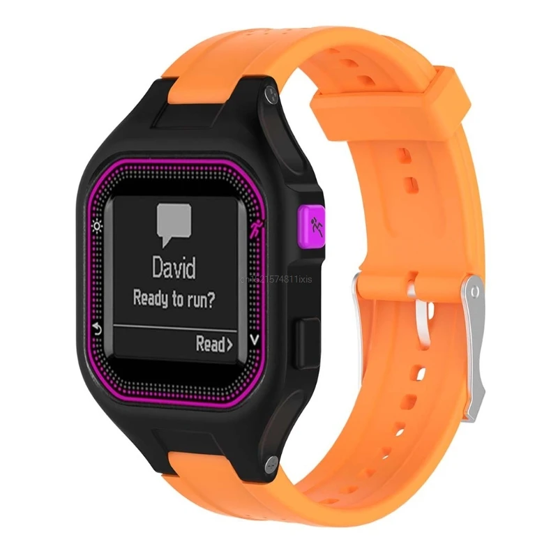 Силиконовый сменный Браслет для часов с инструментами для Garmin Forerunner 25 женские часы