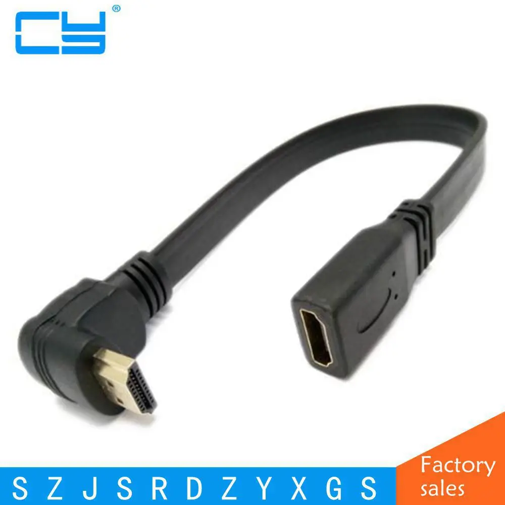 Плоский HDMI совместимый Удлинительный кабель типа А 19pin папа hdmi A мама для HDTV 1080p|flat