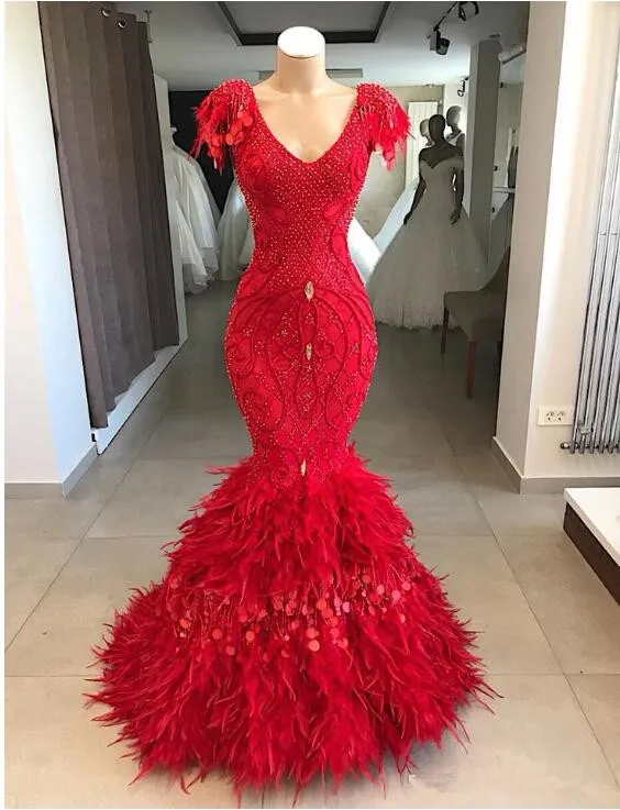 Бордовое сексуальное вечернее платье с v образным вырезом и бусинами длинное