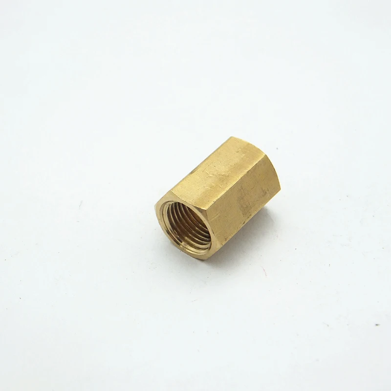 Латунные фитинги для труб с внутренней резьбой BSP 1/8 дюйма шестигранная гайка