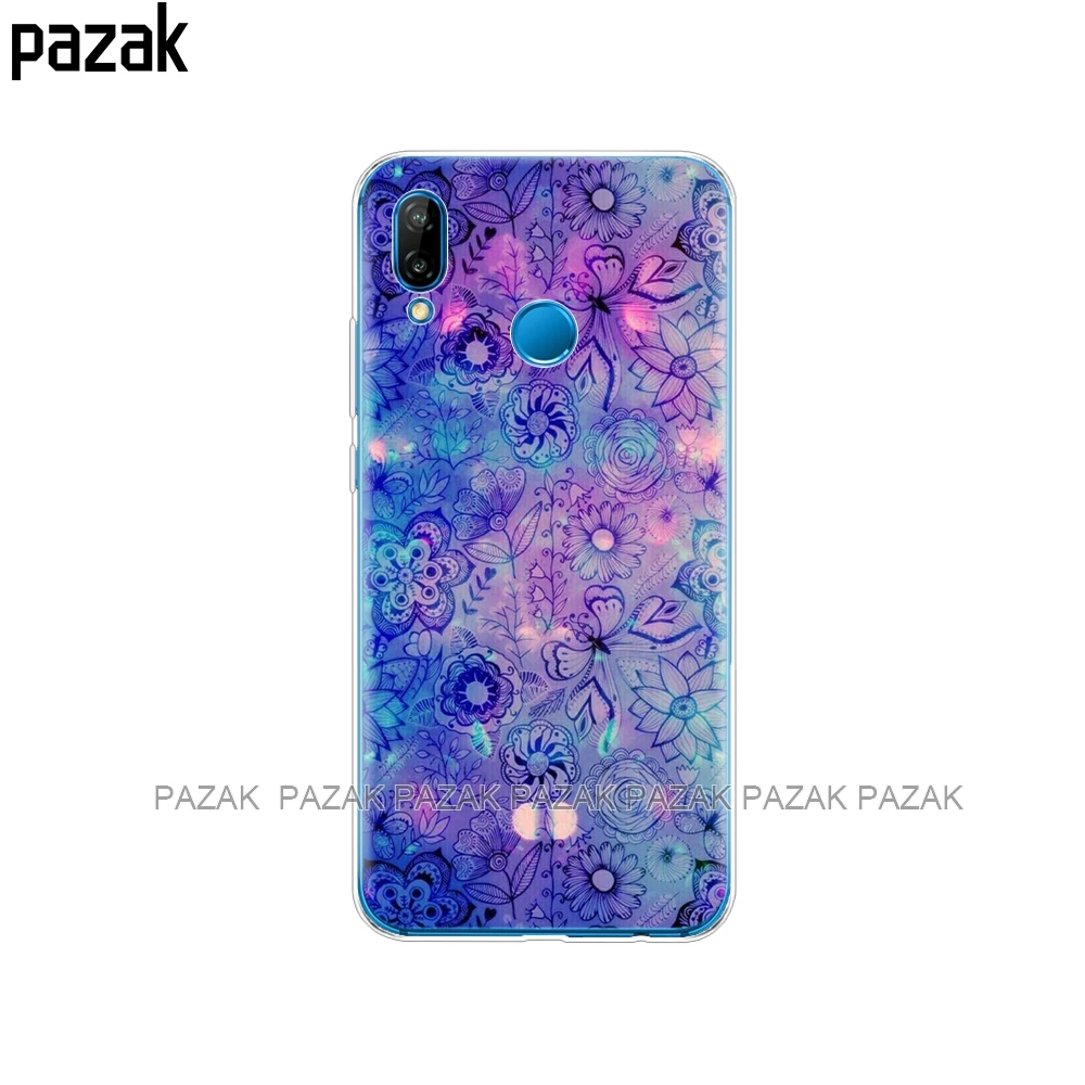 61376 Силиконовый чехол для 5,8" huawei p 20 Lite huawei p 20 pro Чехол для huawei p 20 задняя крышка для телефона мягкий защитный прозрачный чехол из ТПУ - Цвет: 61376