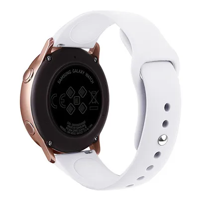 White Высококачественные силиконовые сменные наручные часы ремешок для Xiaomi Huami Amazfit Bip Lite браслет для Garmin Forunner 645/245 - Цвет: White