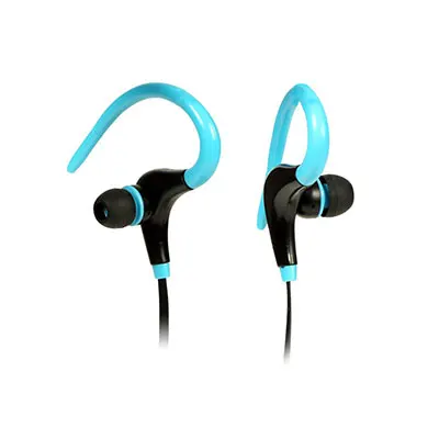 BT-1, спортивные Bluetooth наушники, Беспроводная стереогарнитура, ушные крючки, устойчивое к поту, Hifi наушники-вкладыши с микрофоном для iPhone, Android - Цвет: blue