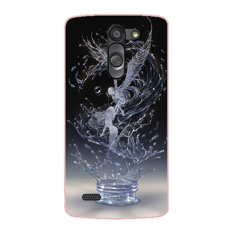 Мягкий силиконовый чехол из ТПУ для LG L Bello D331 D335 L Prime D337, задняя крышка, красивый мультяшный чехол для телефона с принтом, чехол для телефона