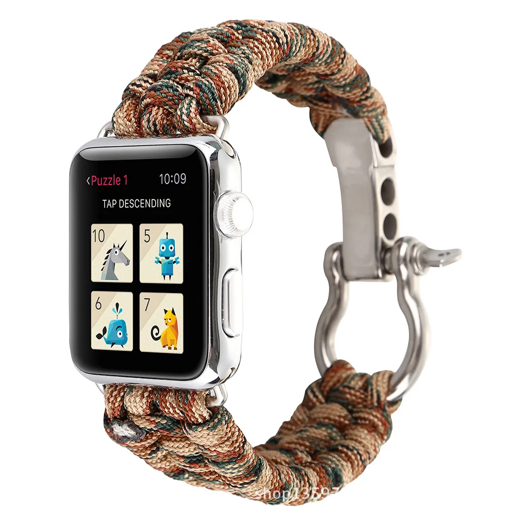 PA008 38/42 мм спортивный женский нейлоновый браслет ремешок для часов iWatch Apple Watch|watch
