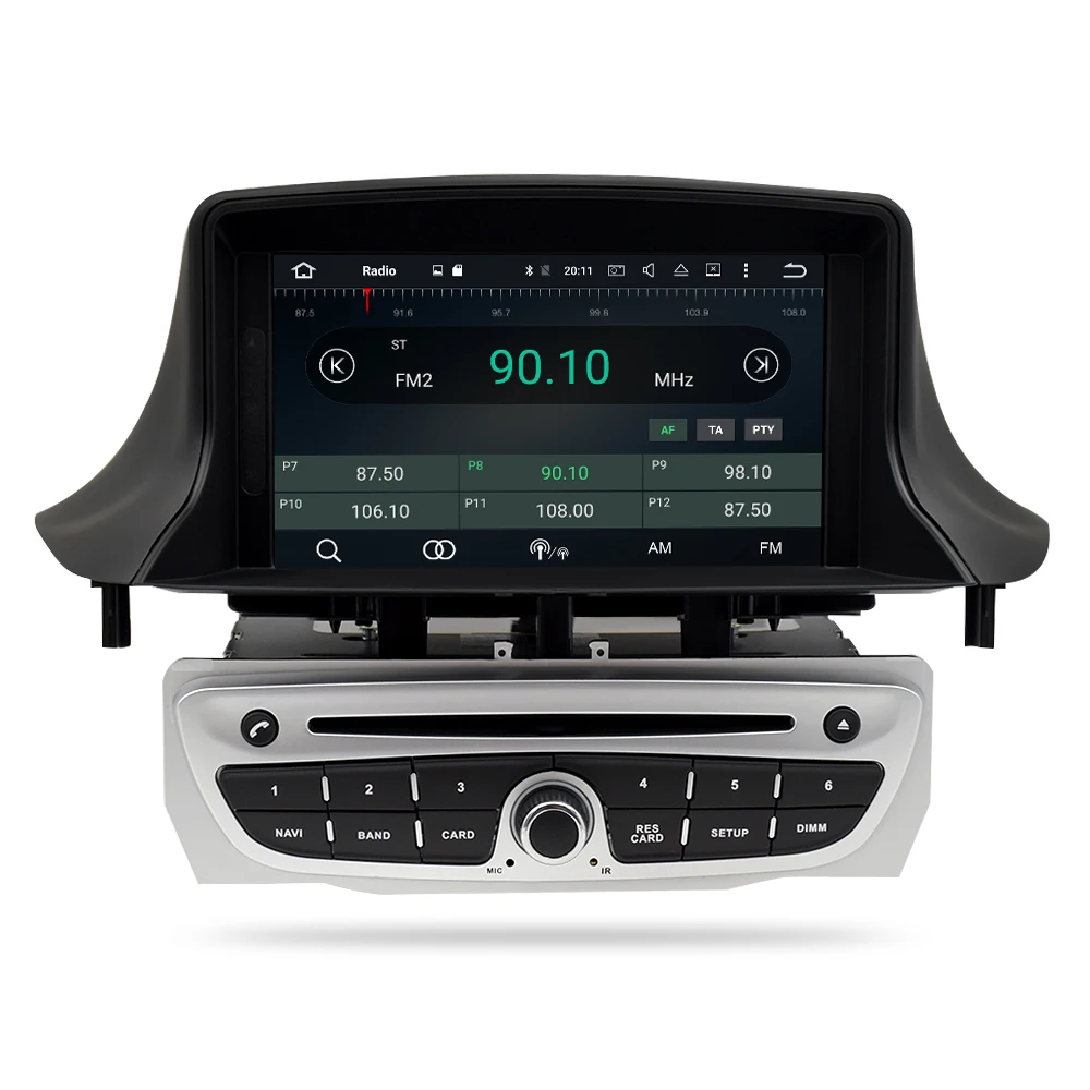 Android 9,0 автомобильный стерео dvd-плеер gps ГЛОНАСС навигация для Renault Megane 3 Fluence 4 Гб 32 г Видео Мультимедиа Радио