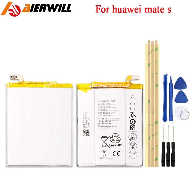 HB436178EBW батарея для huawei mate S CRR CL00 UL00 Batterie Bateria Batterij Аккумулятор Акку 2700 мАч +