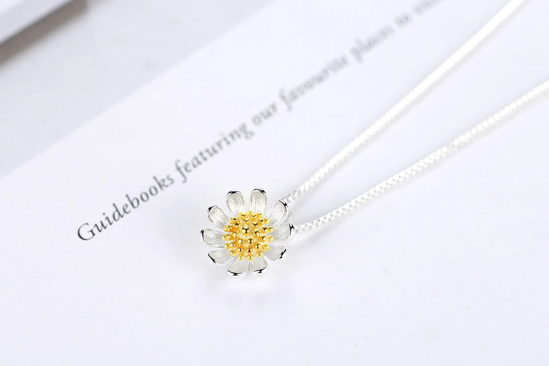 KITEAL High Quality pendant for female chrysanthemum sunflower fine small flowers collares charm | Украшения и аксессуары