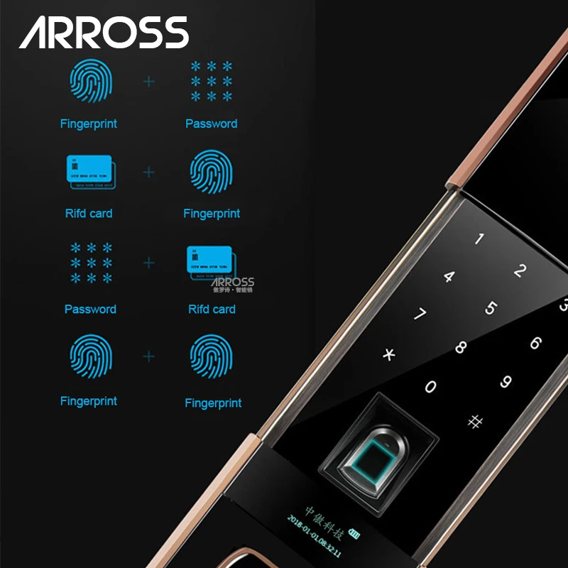 Arross цифровой semicondu Fingerprint смартфон биометрический замок отпечатков пальцев для