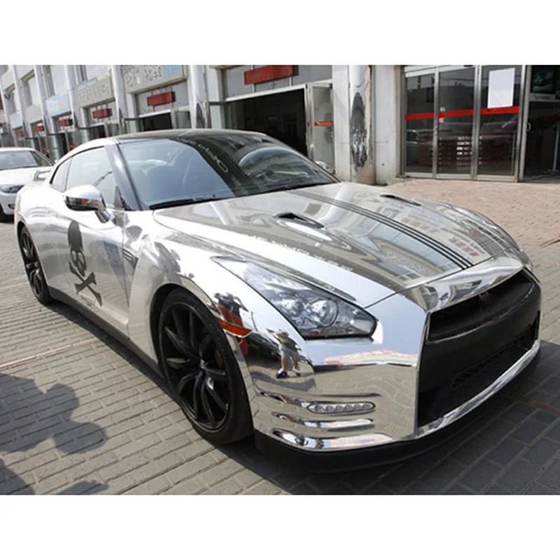 Дропшиппинг высокое растяжимое зеркало серебряное хромированное гибкое