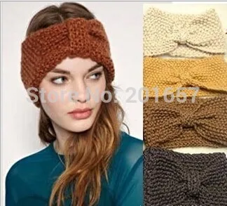 

Wholesale and Retail Europe style knitted headband wide crochet headband- Handmade tenia braid headband assorted color 9cm